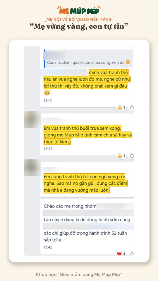 Mẹ nói về bộ video nền tảng