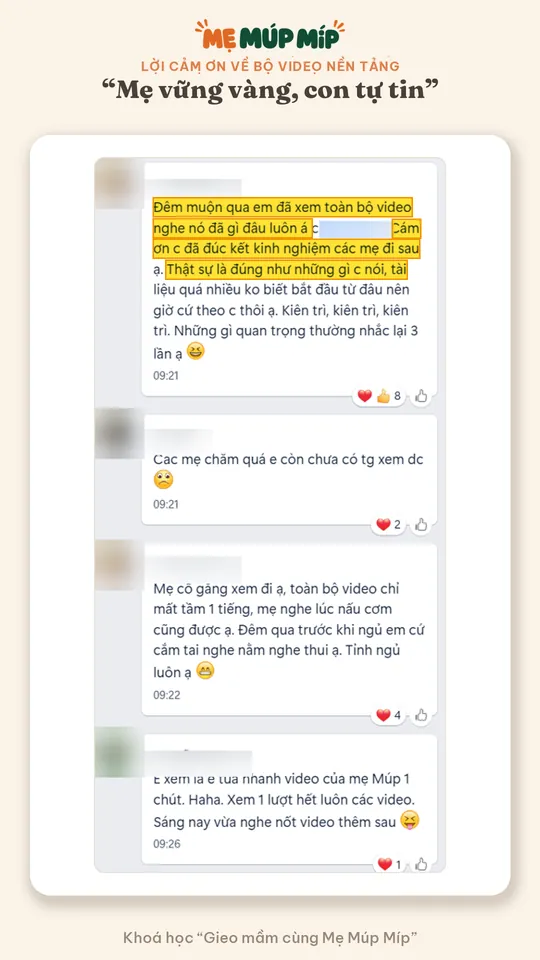 Lời cảm ơn về bộ video nền tảng