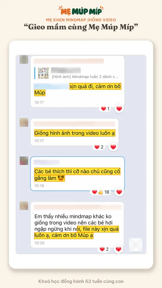 Mẹ khen mindmap giống video