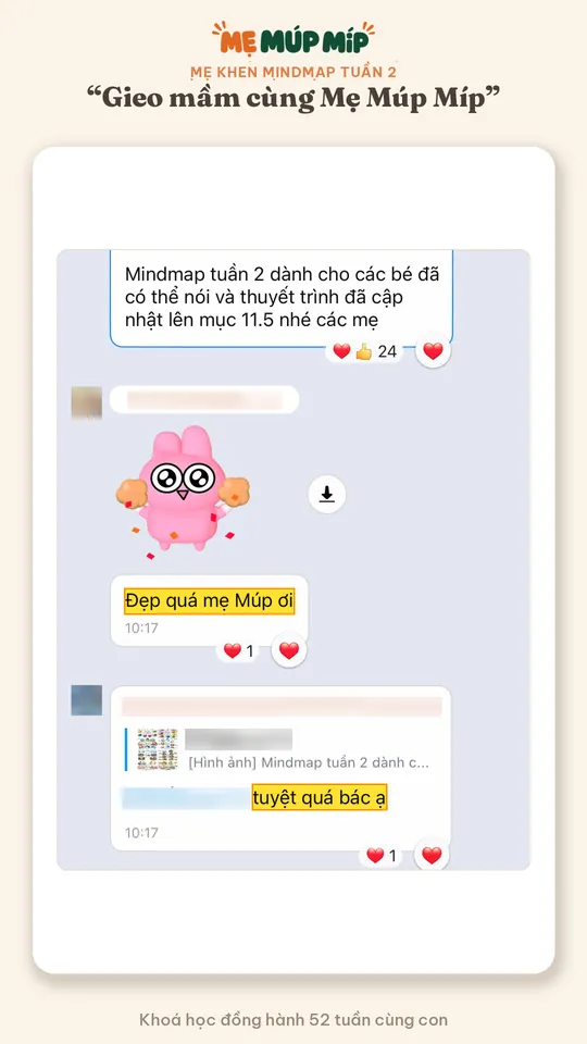 Mẹ khen mindmap tuần 2