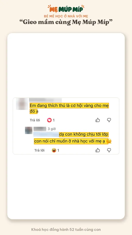 Bé mê học ở nhà với mẹ