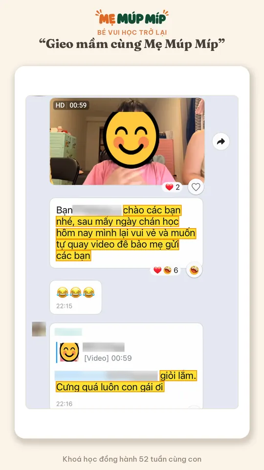 Bé vui học trở lại